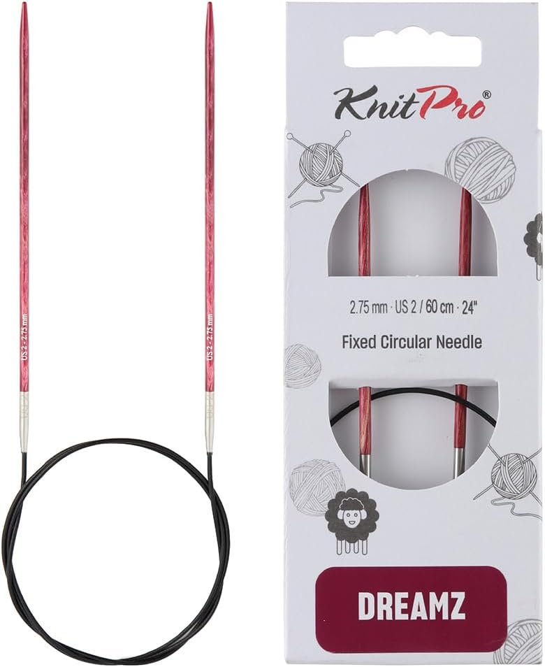 Knit Pro Dreamz Fixed Circular Needles 24" (60cm) | US Size 2 (2.75mm) - Image 1